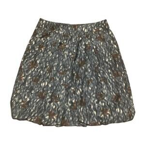 Banana Republic Skirt 100% Silk Bubble Career Office Size 6